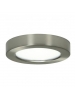 Satco S9359 - 10.5 watt - 5" Flush Mount LED Fixture - 3000K - Round Shape - Brushed Nickel Finish - 120 volts